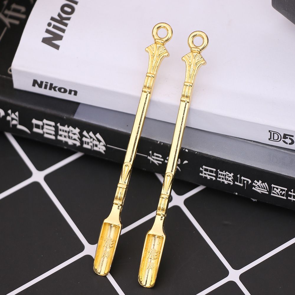 85MM Metal Spoon Use For Sniffer Snorter Snuff Powder Spoon Pendants Newly. 
