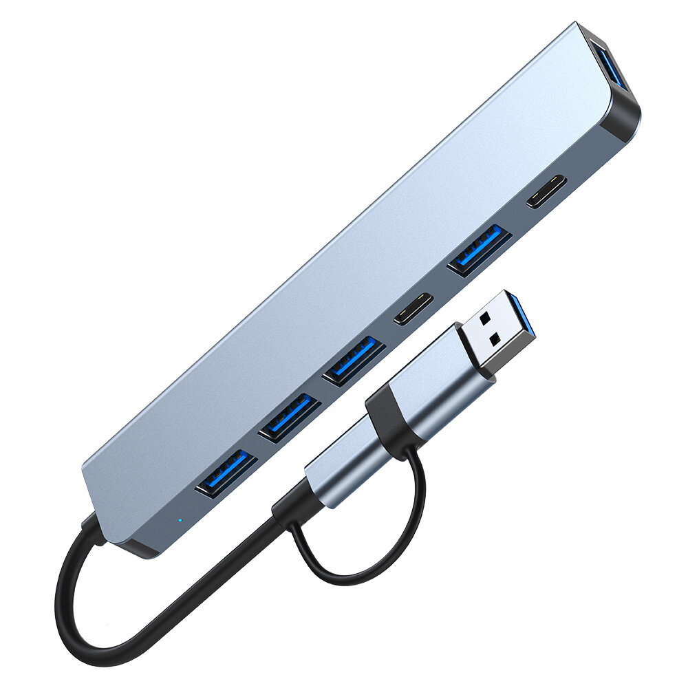7-in-1 Type-C base USB2.0x4 USB3. 