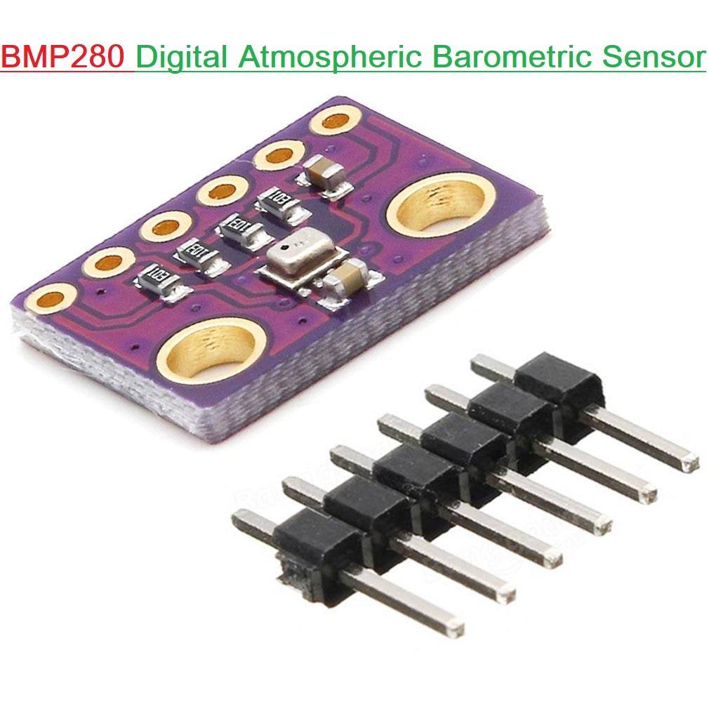 GY-BMP280 BMP280 Atmospheric Barometric Pressure Sensor 6 Pin Leads 3.3V High Precision BMP280 Digital Atmospheric Barometric Pressure Sensor BMP280 Altitude Sensor. 