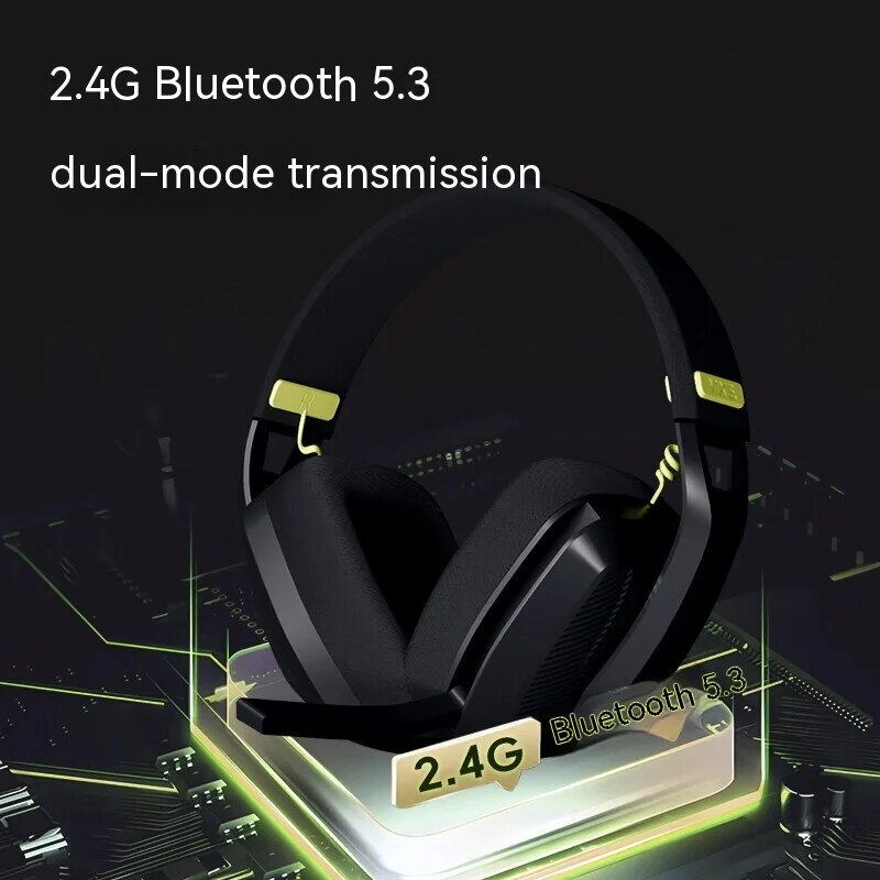 VGN VXE Siren V1 Wireless Headset Two Mode Bluetooth 5.3 2.4G FPS Gaming Headset Earphone Low Latency 200g Light Weight Pc Gamer. 