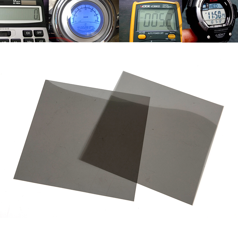 【Xiaofeng】18cm Polarizing Film Polarizer Watch Multimeter LCD Diplay Jeica. 