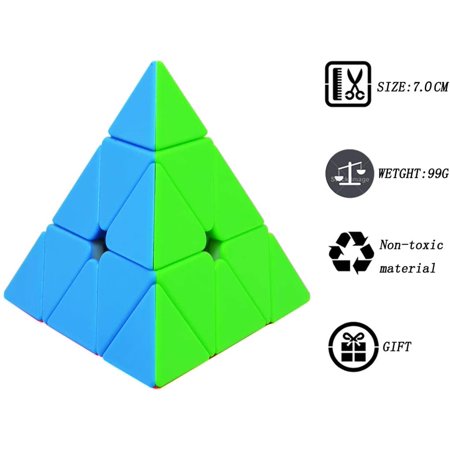 Rubik's Cube Pyraminx Stickerless. 