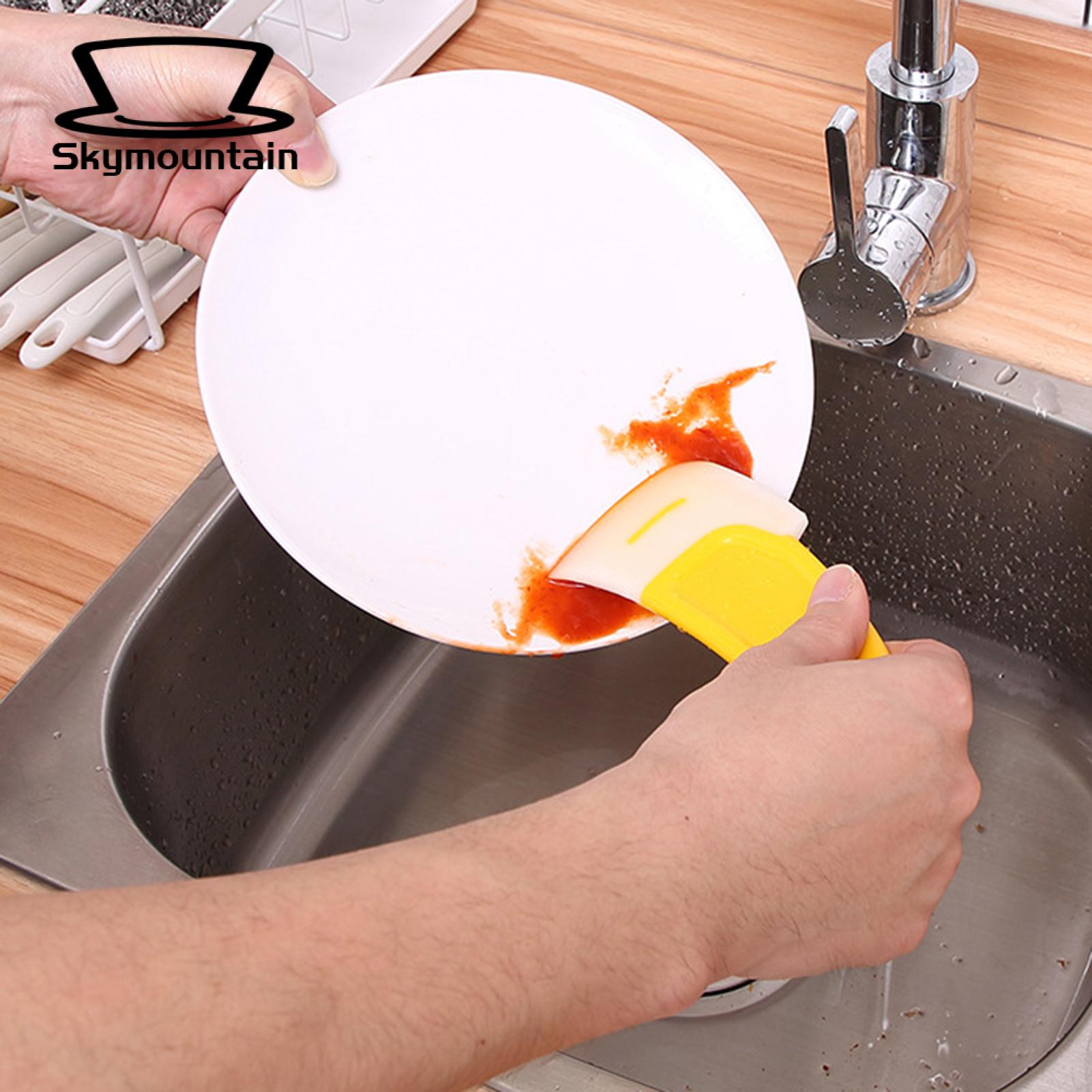 Skymountain Bottom Scraper Food Grade Food Bowls Cookware Dish Plate Scraper. 