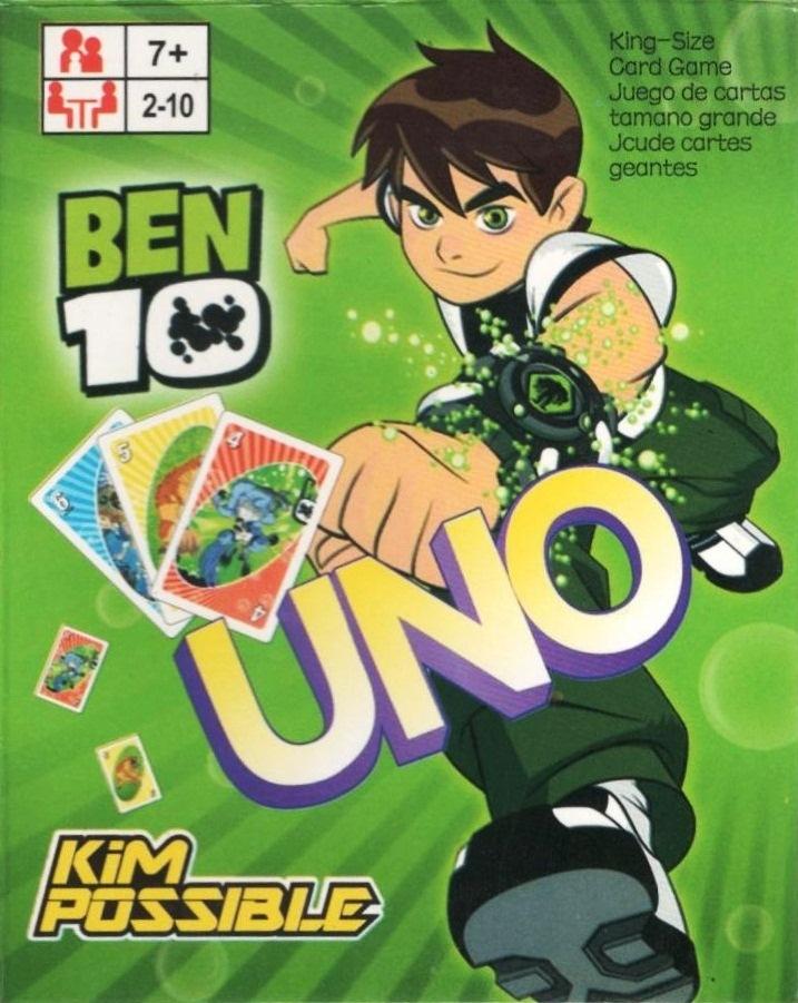 Uno card Ben 10 for children