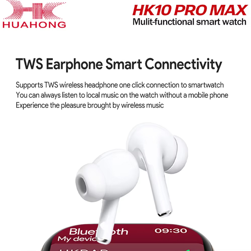 HK10 Pro Max / HK10 ultra 3 / Hk10 pro max plus Gen5 Upgrade Smart Watch AMOLED Local Album ChatGPT 3D Menu NFC High Refresh Compass Rate Newest SmartWatch. 