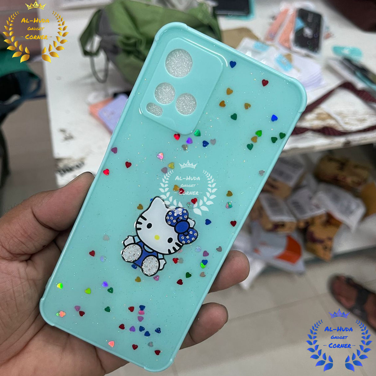 Cover Per Vivo Y21 / Y21s / Y33s + 2 Vetri Temperati - Custodia Trasparente TPU, Angoli Rinforzati, Morbida E Ultra Sottile (Viola/Blu)