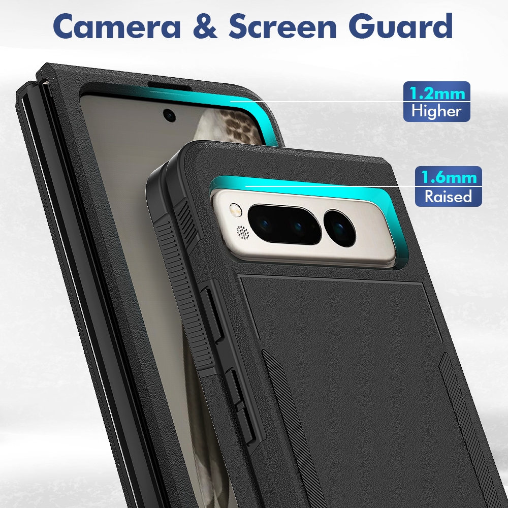 2 in 1 PC + TPU Phone Case For Google Pixel Fold. 