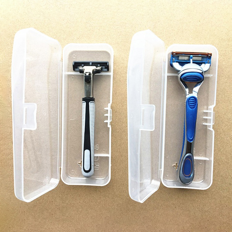 Men's Shaver Storage Box Portable Travel Razor Case Shaving Box Containers. 