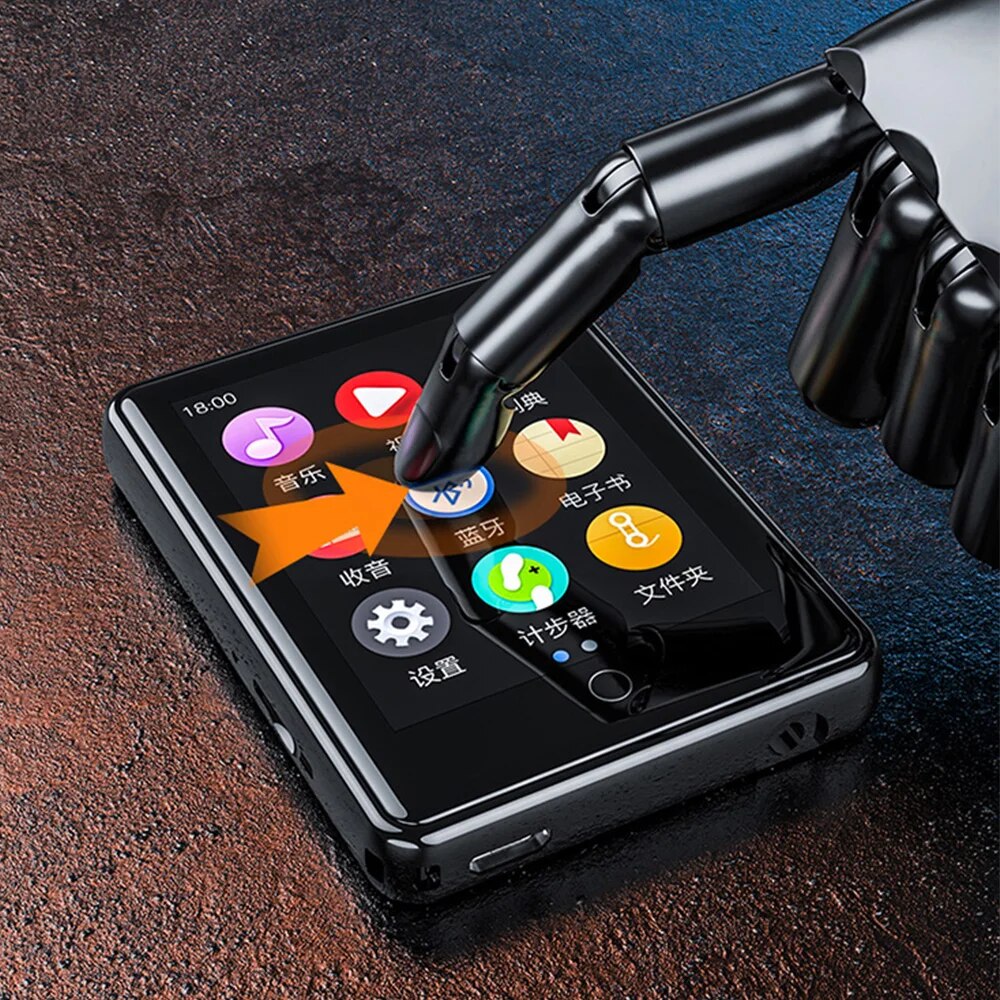 RUIZU M17 Touch Screen MP3 Player With Bluetooth 16GB Music Player Support FM Radio Recording Ebook MP4 Video Portable Walkman. 