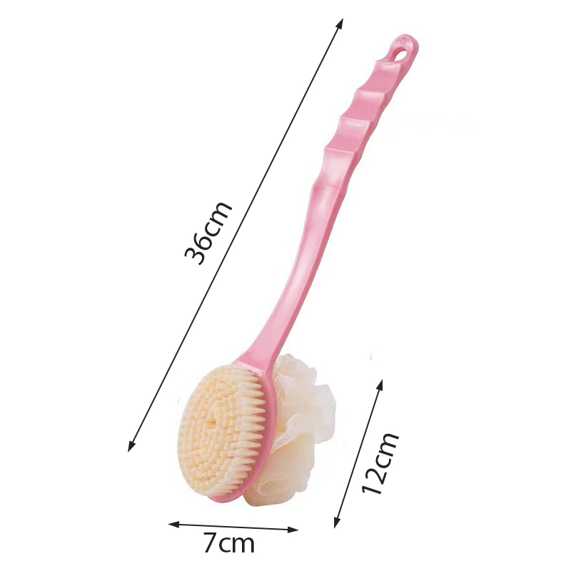 【The Edge of Beauty】New Long-handled crubbing Bruh Bath crubbing Towel Houehold Bathroom upplie oft Hair Bathing crubbing Bruh. 
