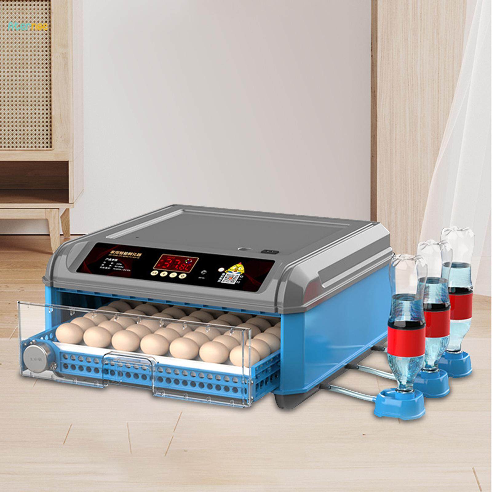 Automatic Egg Incubator Easy Cleaning Chicken Hatcher for Quail Goose Pigeon 48 Eggs. 