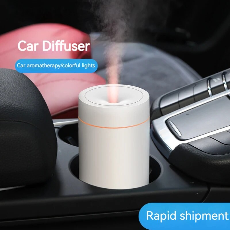 Xiaomi Mijia New Car Humidifier Portable Diffuser Essential Oil Automatic Spray Colorful Light Wireless Car Aromatherapy Machine. 