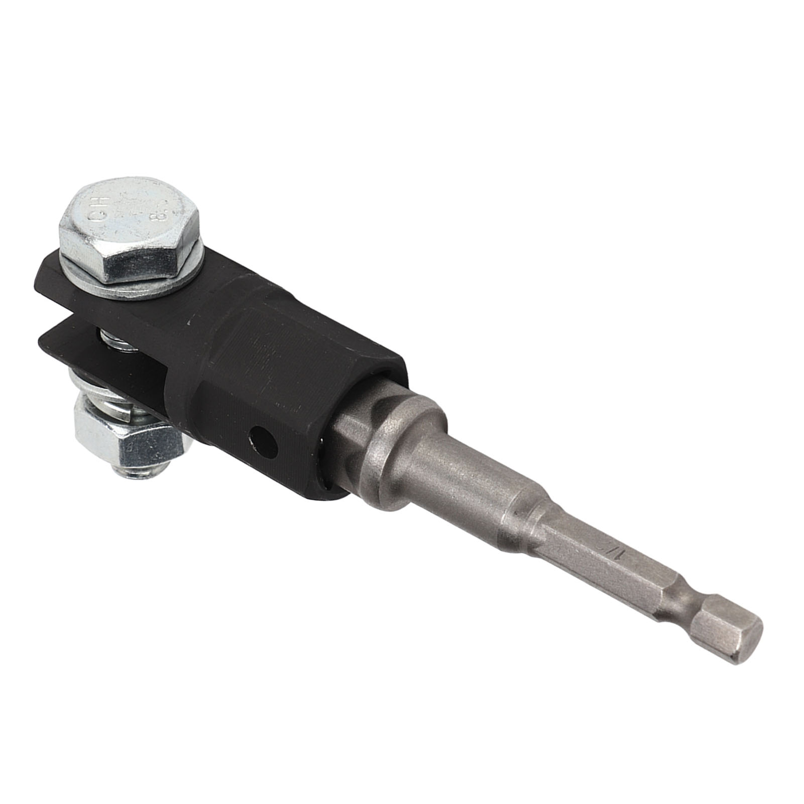 Scissor Jack Adapter, Scissor Jack Socket Adapter Heavy Duty 1/2inch for Double Hole Scissor Jacks. 