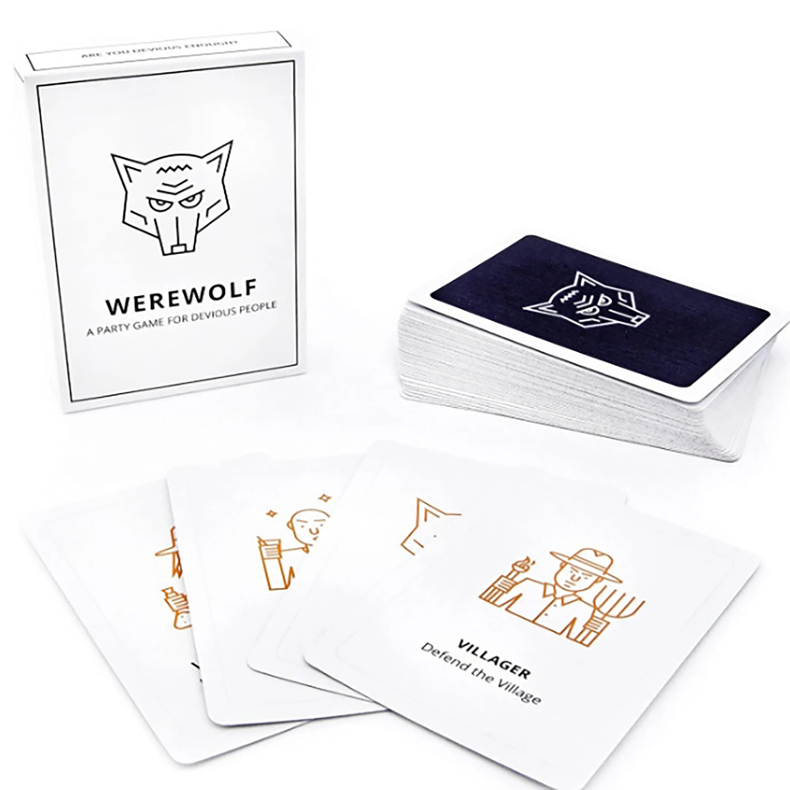 A Complete Set Of Tabletop Game Cards, Including Werewolf Overnight, Suitable For Family Travel, Gatherings, And Fun. 