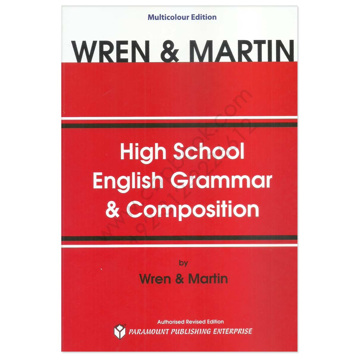 High School English Grammar and Composition By Wren & Martin With Key Solution. 