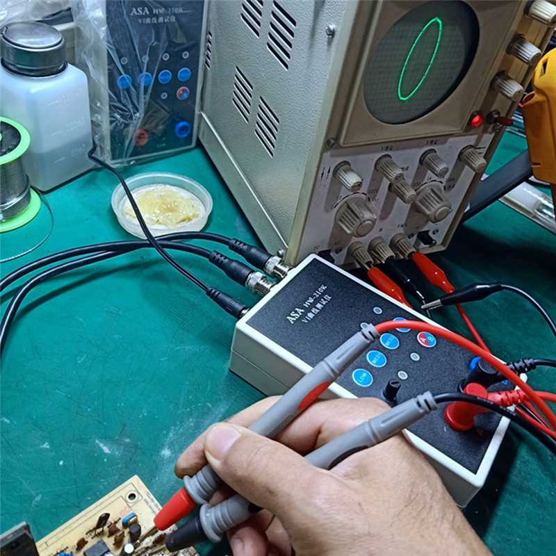 HW-210K Dual-Channel Tester VI Curve Tester Circuit Board Online Detection ASA Tester 4 Gear Frequency Alternating Speed. 