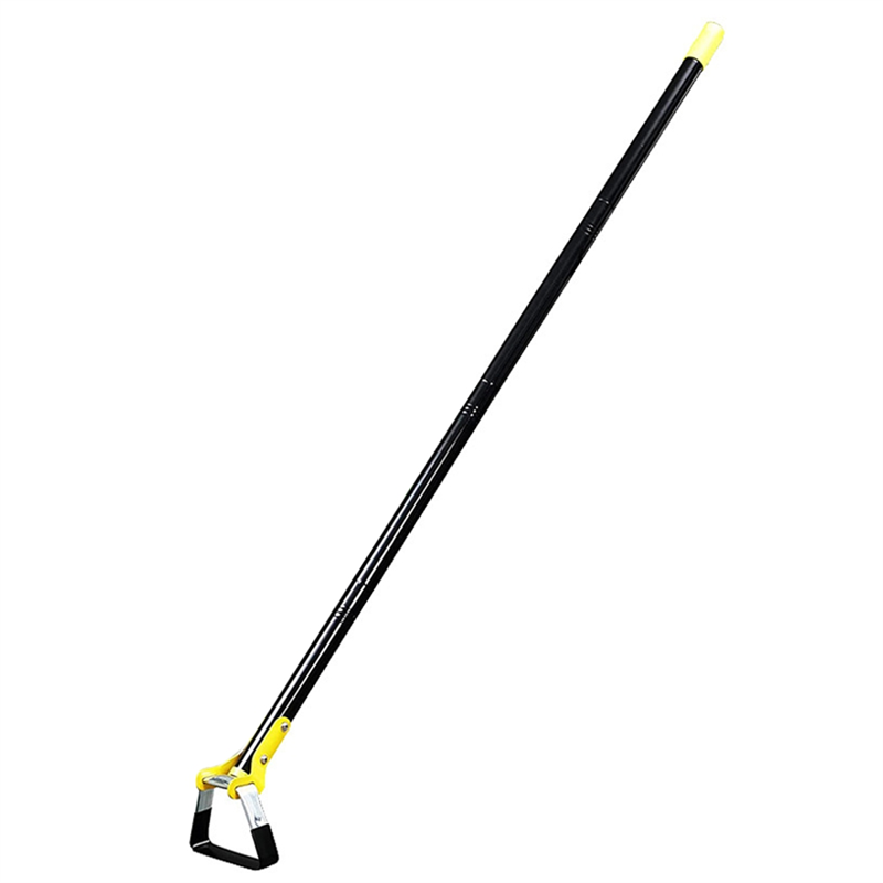 Action Hoe for Weeding Stirrup Hoe Tool for Garden Hula-Ho Scuffle Loop Hoe Garden Weeder Cultivator, Weeding Rake,1.53m