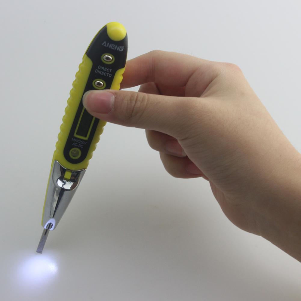 Electric AC/DC Voltage Detector Meter Tester Pen 12V-250V w/ Indicator Lamp. 