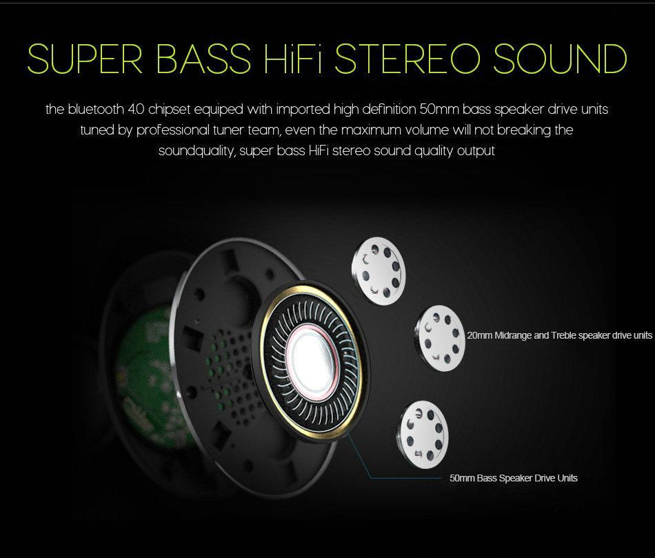 SPARKLE B570 Bluetooth Headphone Hifi Wireless Earphone LCD Screen With Microphone FM Radio TF Card Play. 