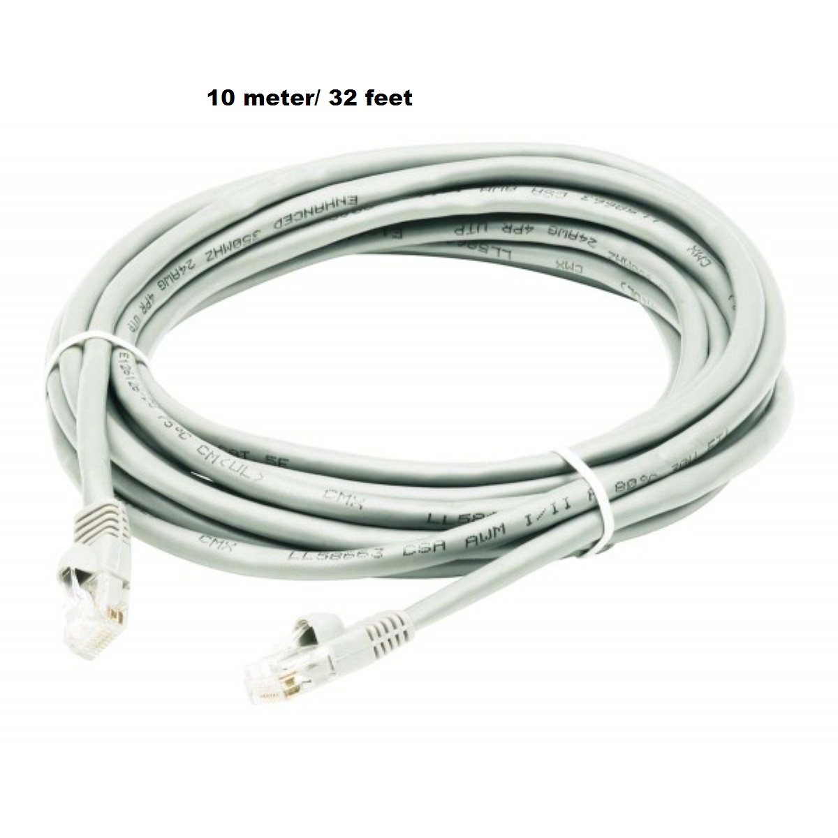 10  Meter Cat6 RJ45 Ethernet LAN Network Cord Cable Lead 10/100/1000Mbps. 