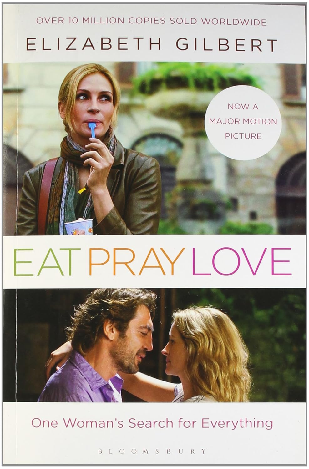 Eat Pray Love (Paperback) yellow print