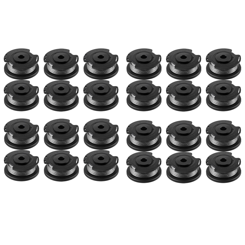 24 Pack F016800569 String Trimmer Spool and Line for EasyGrassCut 23, 26, 18, 18-230, 18-260, 18-26 Replacement
