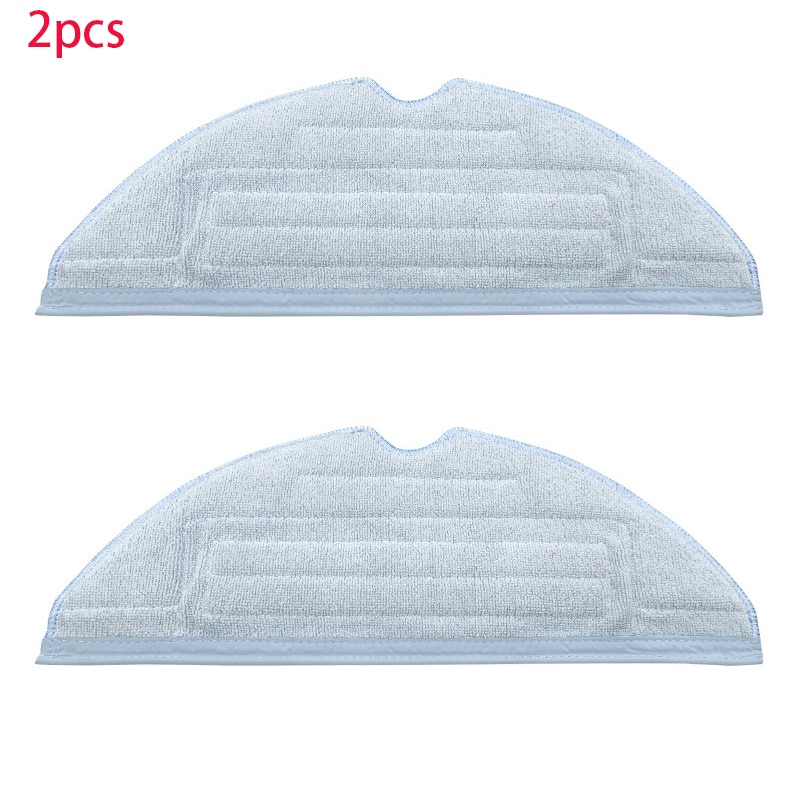 Microfiber Pro-Clean Mopping Cloths Side Brush for XiaoRoborock T7 T7S T7plus T7Splus S7 and S7Max S70 S75 Parts-as tpicture. 