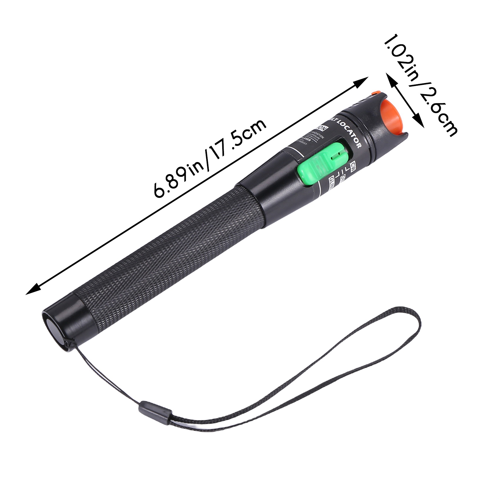 Fiber Fault Locator 30MW 30KM,Red Light Pen Tester LC/FC/SC Interface. 