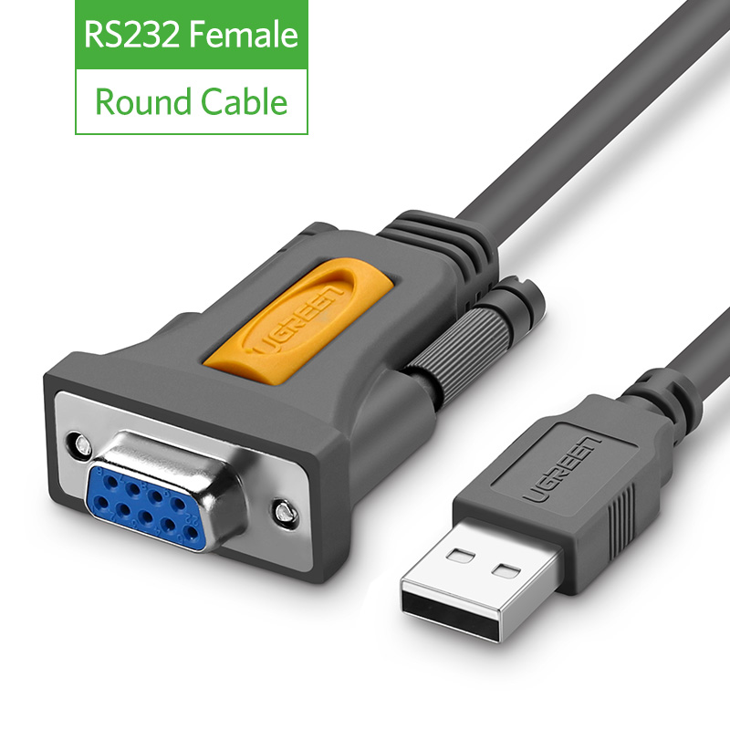 【Lejia】UGREEN USB 2.0 RS232 DB9 Serial Cable Male A Converter Adapter with PL2303 Chipset for Windows 8.1, 8, 7, Vista, XP, 2000, and Mac OS X 10.6 and Above