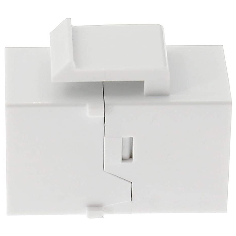 Ethernet Keystone Coupler, Cat6 RJ45 Keystone Jack Inline Female. 