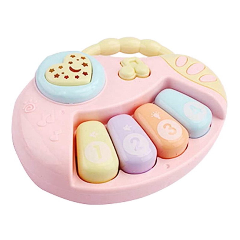 Baby Musical Toy Educational Piano Music Toy Guitar Rattle Toy With Lights For 0 3 Years Gift Piano Pink Buy Online At Best Prices In Bangladesh Daraz Com