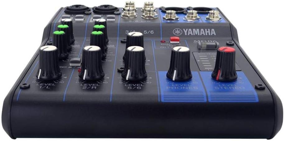 Yamaha MG06 6-Input Compact Stereo Mixer. 