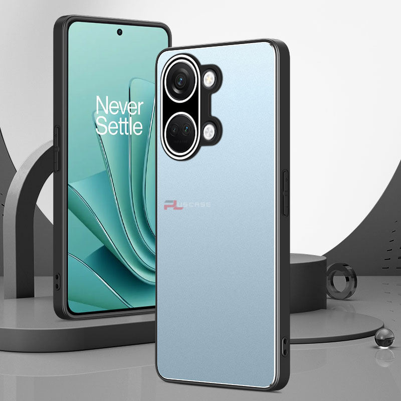 PlusCase for OnePlus Nord 3 5G Matte Metal Case Camera Protection TPU Frame Slim Back Cover. 