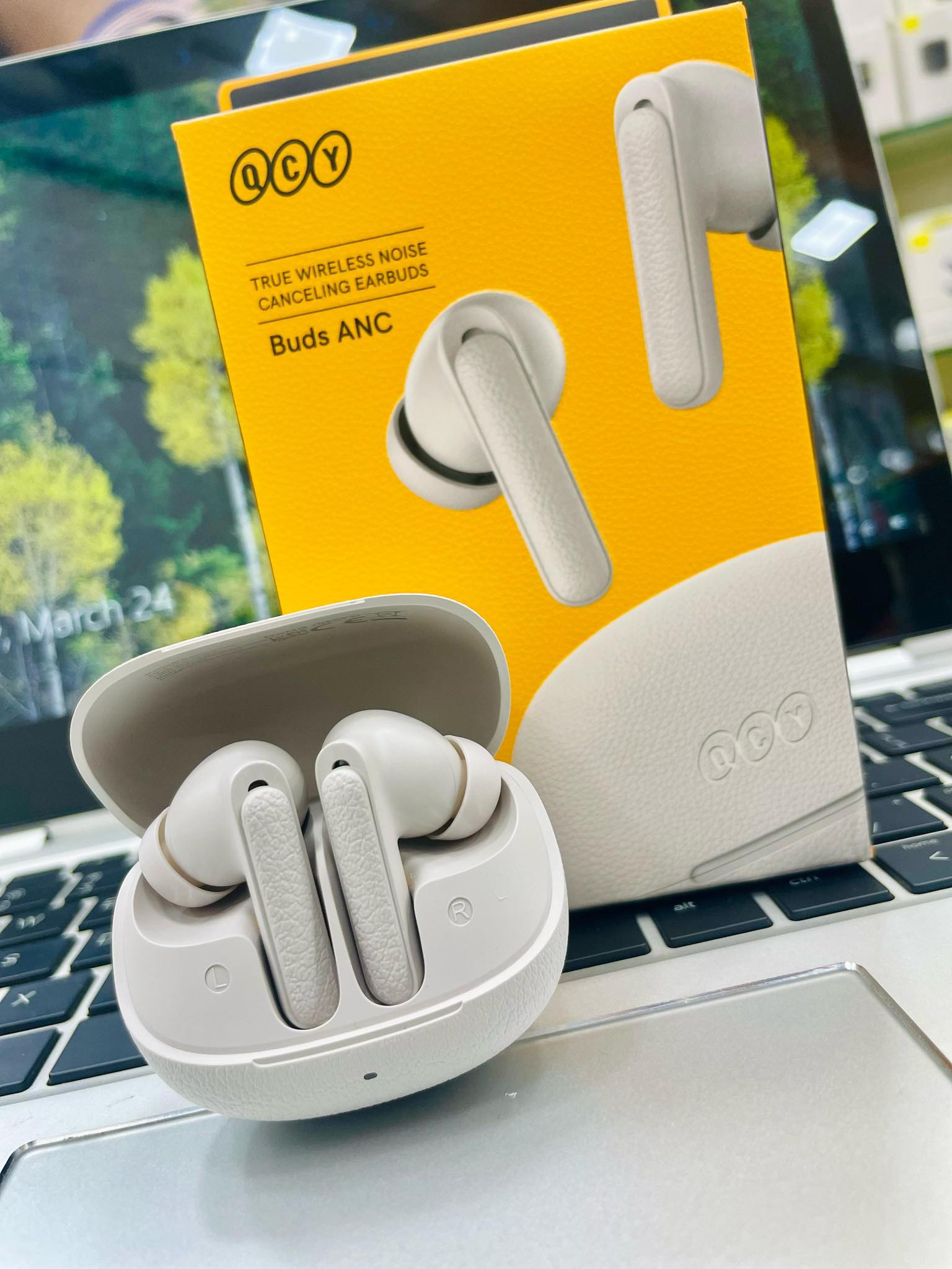 QCY Buds ANC HT15 45dB Adaptive ANC Wireless Earbuds