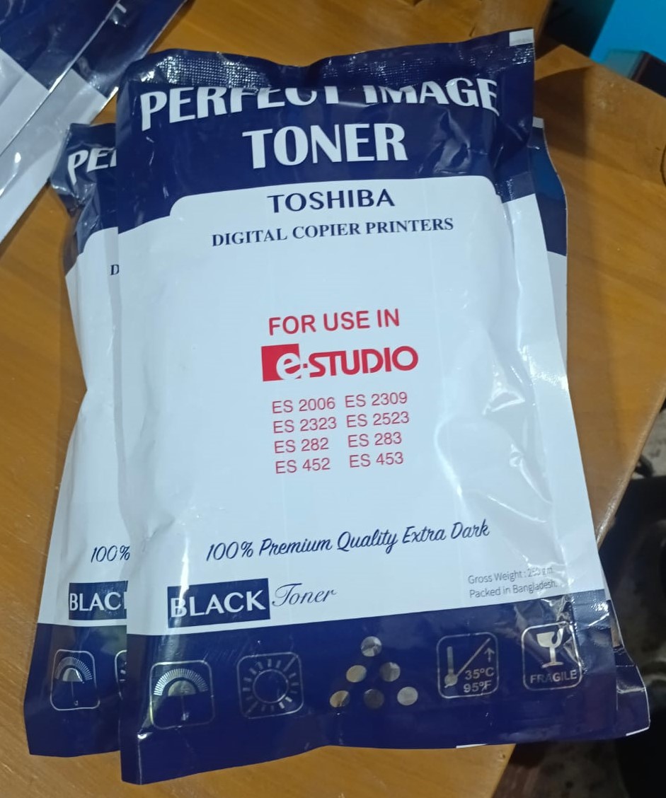 Perfect image toner poly 250gm for T-O-S-H-I-B-A ESTUDIO ALL PHOTOCOPY MACHINE BEST QUALITY Extra darkness copy. 