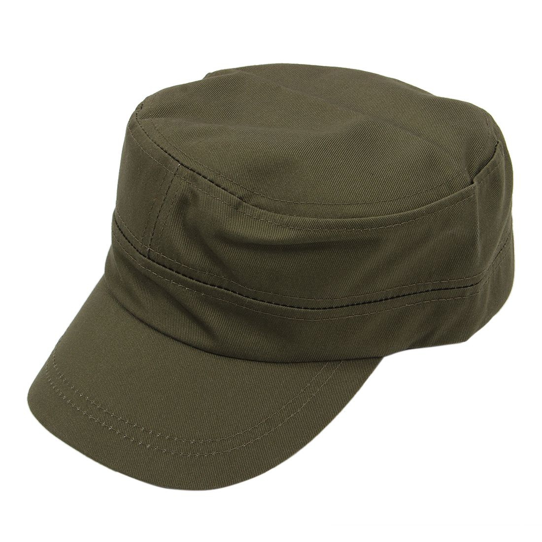 Stylish Plain Military Army Cap Castro Cadet Patrol Cap Hat Adjustable（Army Green） , Cap. 