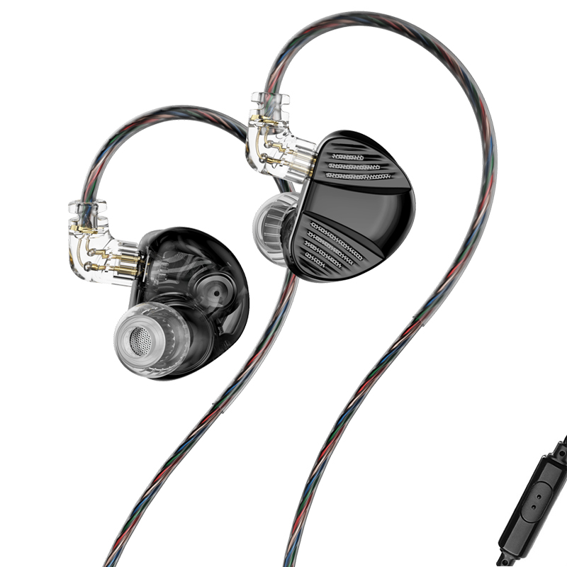 TRN V10 PRO 2BA+2DD Earphones Dual Dynamic Driver and Dual Balanced Armature Hybrid In-Ear Monitors Headphones. 