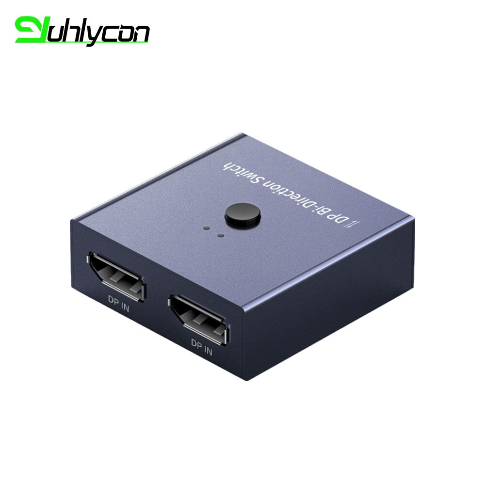 【VisioN Shop】DP Splitter Converter 4K Switch KVM Bi-Direction 1x2/2x1 Switcher 2 in1 Out for TV Rtx 3080 3070 3060 Cable. 