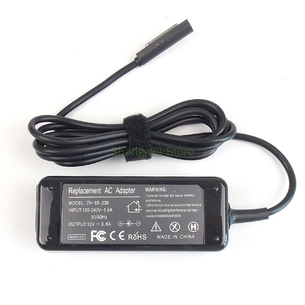 12V 3.6A Notebook Power Adapter Charger for Microsoft Surface 2 1512 1516 1572 7ZR-00001. 