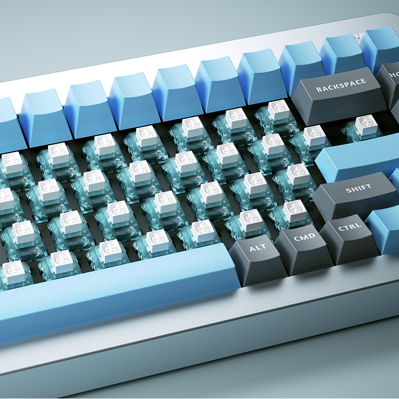 1/3/5Pcs Kailh Box Arctic Fox Keyboard Switch Mechanical Keyboard Clicky Switch Compatible Cherry MX RGB DIY Switches. 