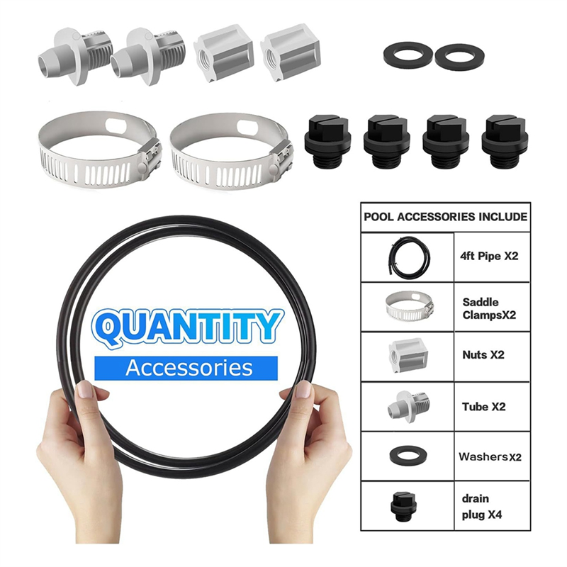 Swimming Pool Offline Chlor Feeder Connection Pack CLX220GA for Pool Filter Connection. 