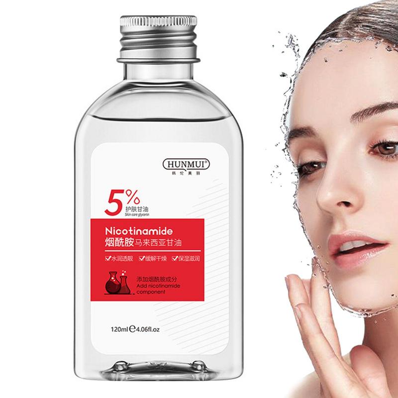 Glycerin Moisturizer 120ml Multipurpose Liquid Glycerin Softening Oil Body Skin Care Product With Nicotinamide To And Brighten