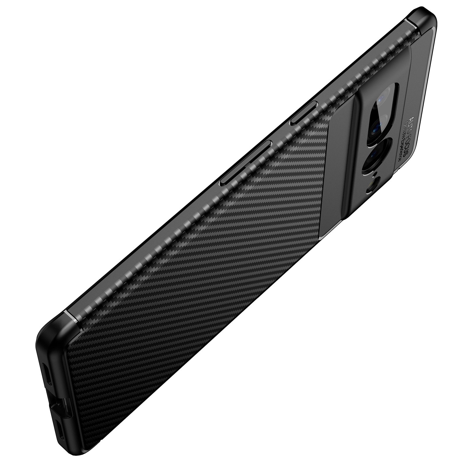 Phone Case For Google Pixel 7 Pro Carbon Fiber Texture Shockproof TPU Phone Case. 