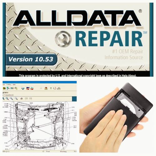 ALLDATA 10.53 auto repair software for American & European Car & Trucks 1982-2014 all data car repair software with 1TB USB Hard Disk Free Install Service. 