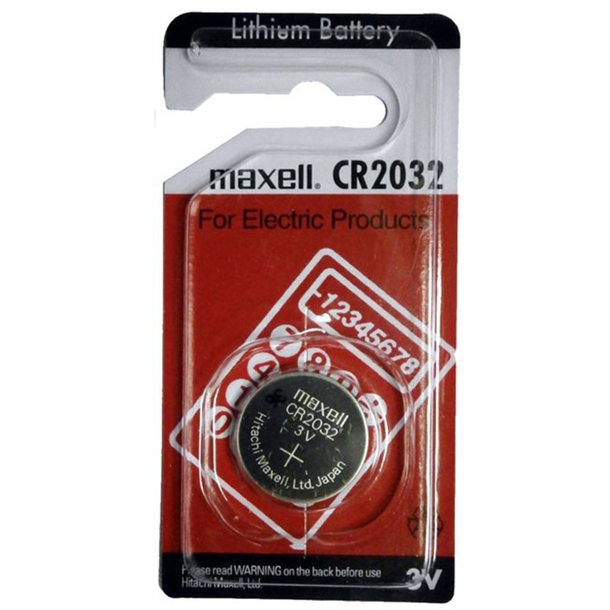 CMOS Coin Type (Motherboard) Maxell CR2032 3v Lithium Battery. 