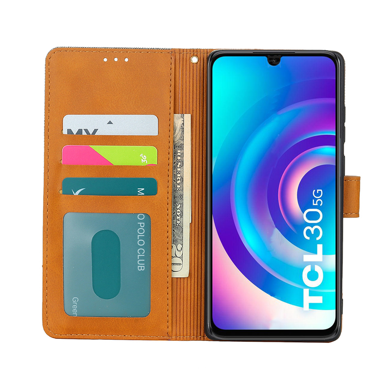 Wallet Case For Carcasas TCL 30 чехол TCL 30 Plus 30+ Flip Case Cover For TCL 30 5G T776H T776H1 T776O 30 T676J T676K handyhülle. 