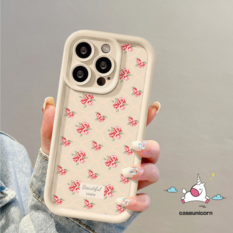 For Vivo Y27 Y15 Y16 Y11 Y20 Y36 Y35 Y27s Y30 Y12 Y17s Y17 Y21 Y22 Y02 Y20i Y12s Y31 Y91C V25E Y22s Y12i Y91 V25 V29 Y33s Y51 V27 Y21s Little Rose English Letter Stripe Flowers Cover