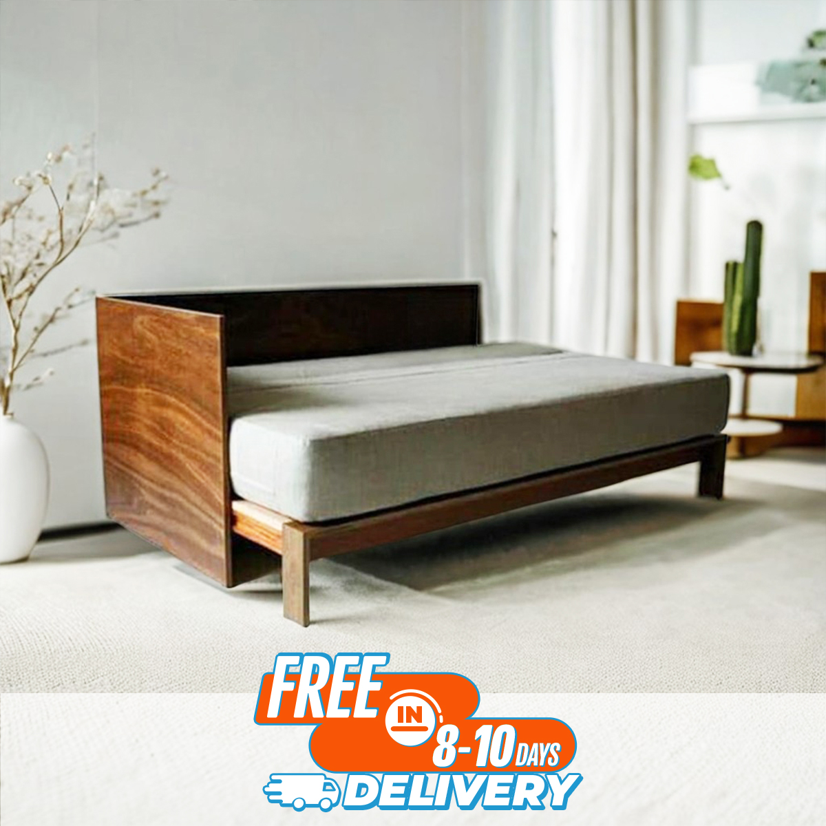 Andormahal MDF Multi-Purpose Sofa cum BED without foam
