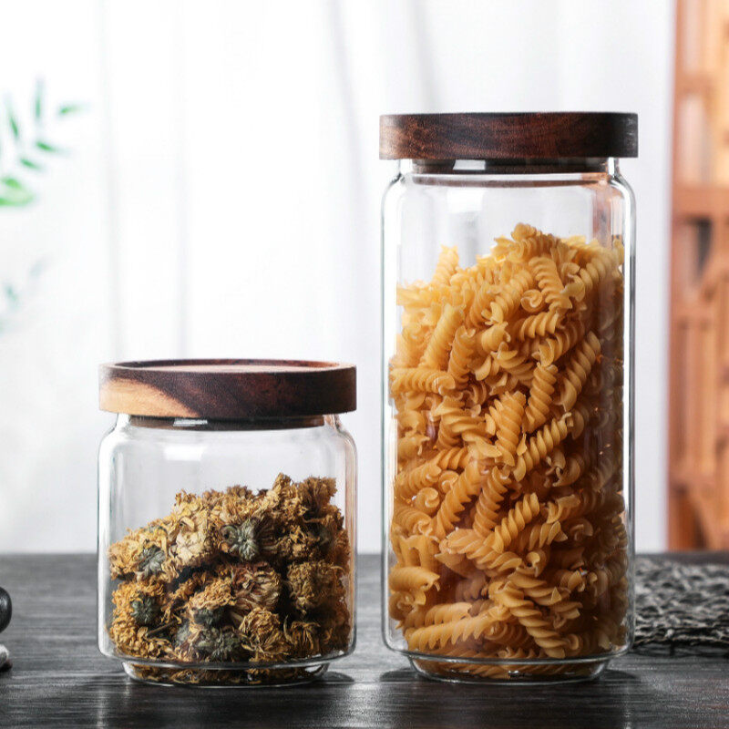 Musa Glass Storage Jars with Airtight Lids – DOFIRA