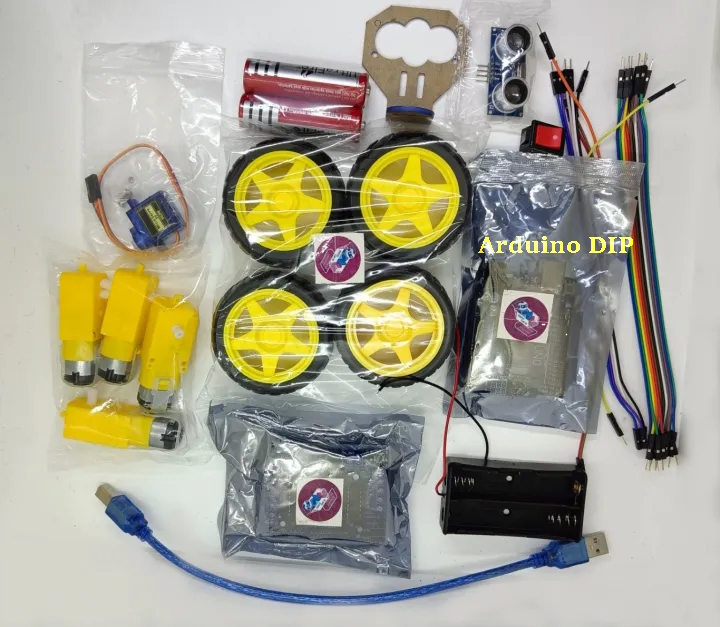 Obstacle Avoiding Robot || RoboBox-1 DIY. 